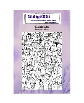 IndigoBlu Kibble Kits A6 Rubber Stamp (IND0234) IndigoBlu Kibble Kits A6 Rubber Stamp (IND0234)