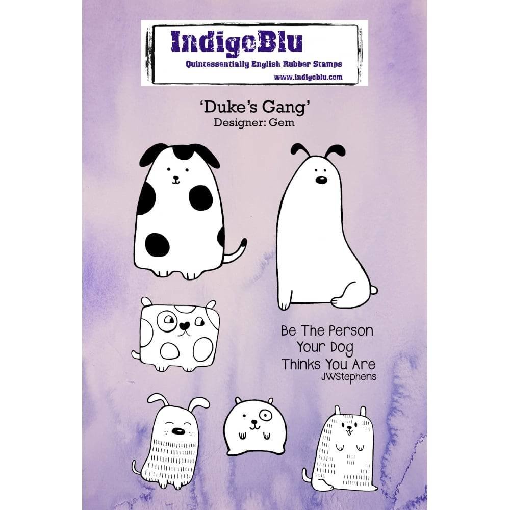 IndigoBlu Duke's Gang A6 Rubber Stamp (IND0240) IndigoBlu Duke's Gang A6 Rubber Stamp (IND0240)