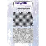 IndigoBlu Tiny Backgrounds A6 Rubber Stamp (IND0220)