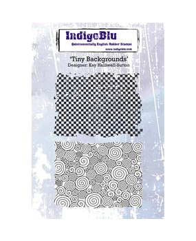 IndigoBlu Tiny Backgrounds A6 Rubber Stamp (IND0220)