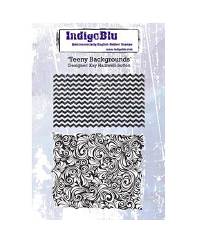 IndigoBlu Teeny Backgrounds A6 Rubber Stamp (IND0221PC)