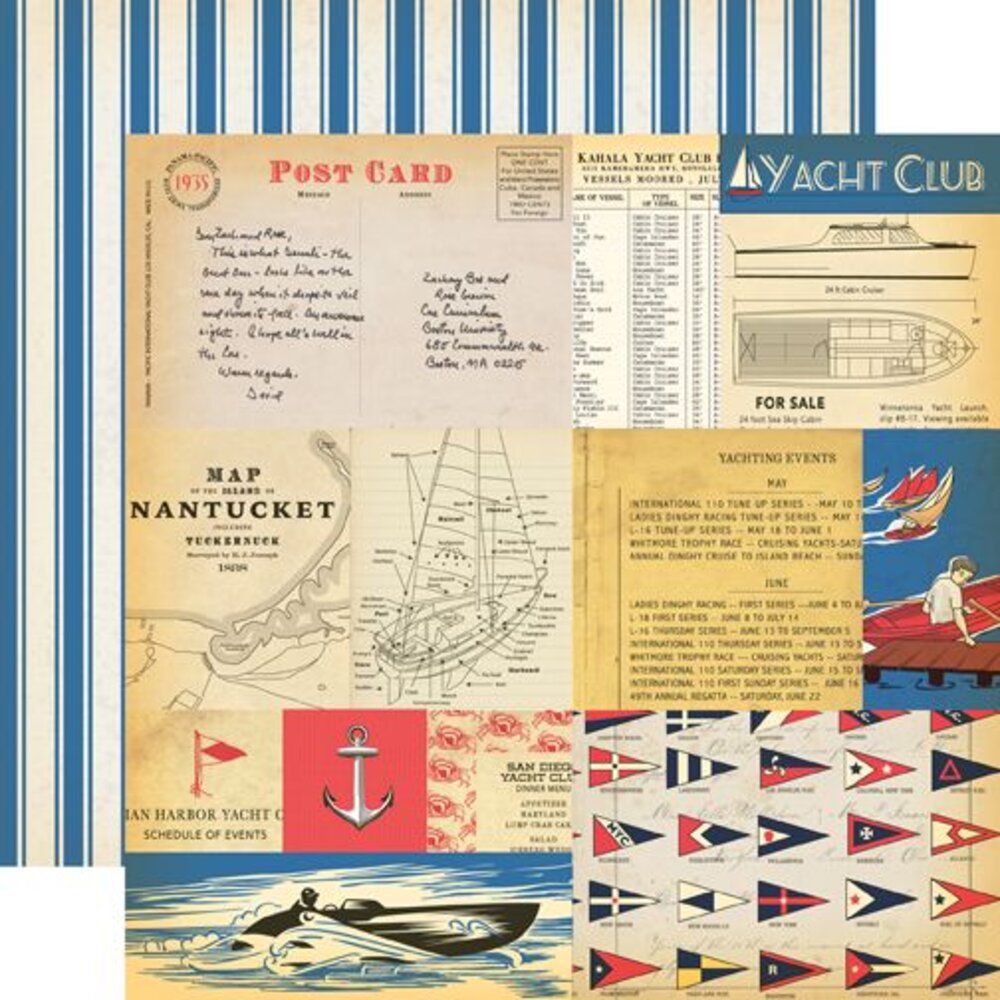 Carta Bella Yacht Club 12x12 Inch Collection Kit (CBYC52016)