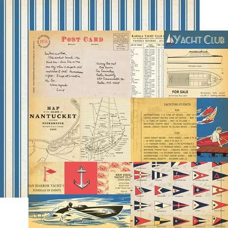 Carta Bella Yacht Club 12x12 Inch Collection Kit (CBYC52016)
