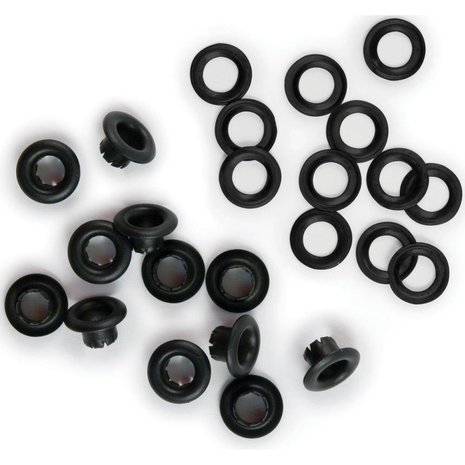 We R Memory Keepers Black Eyelets & Washers (42219-8)