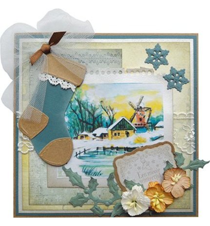 Marianne Design Craftable Christmas Socking (CR1256)