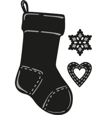 Marianne Design Craftable Christmas Socking (CR1256)