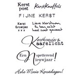 Marianne Design Eline's Kerstwensen Clear Stamps Set (EC0151)
