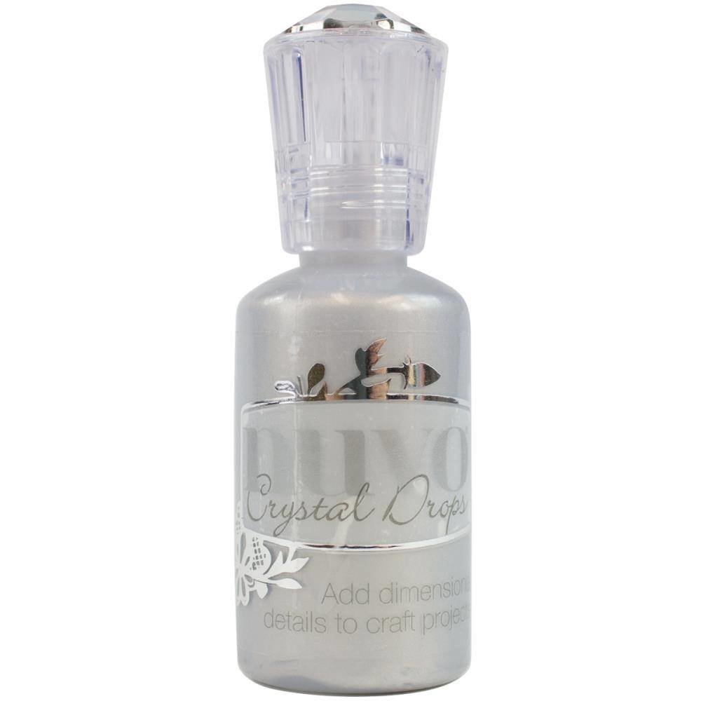 Nuvo Crystal Drops Gloss Metallic Bright Silver Lining (NCD 655)