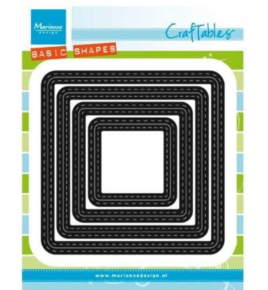 Marianne Design Craftable Passe Partouts Squares (CR1359) Marianne Design Craftable Passe Partouts Squares (CR1359)