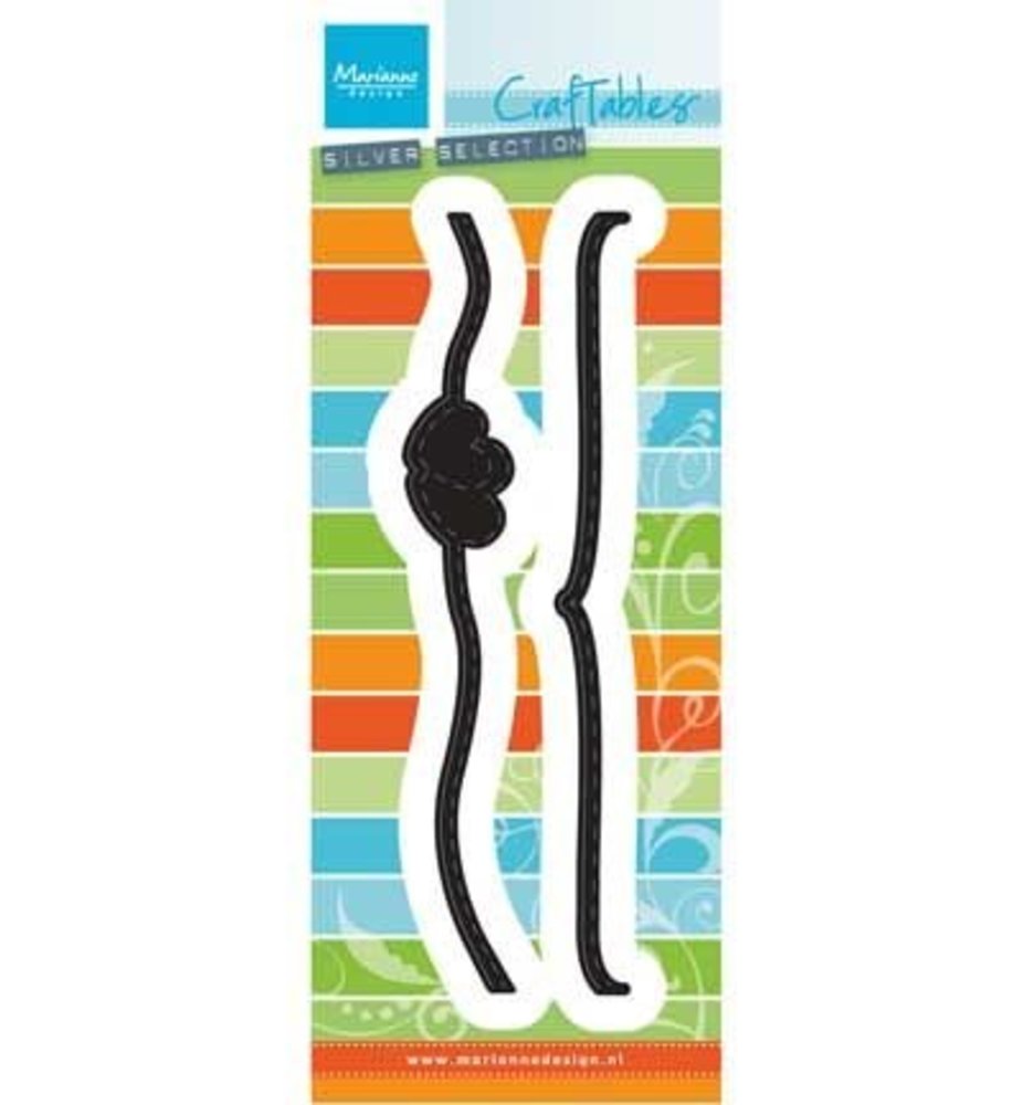 Marianne Design Craftable Stitched Hearts & Accolade (CR1362)