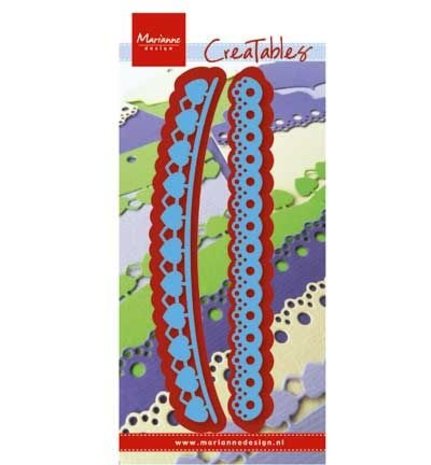 Marianne Design Creatable Hearts & Cotton Lace (LR0413)