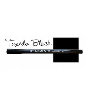 Tsukineko Memento Dual Marker Tuxedo Black (PM-900) Tsukineko Memento Dual Marker Tuxedo Black (PM-900)