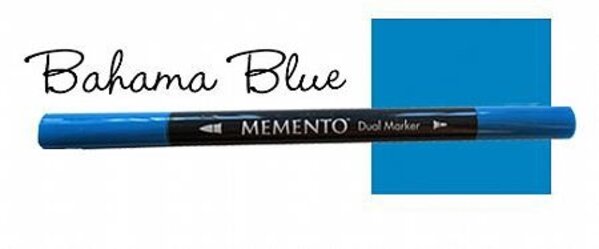 Tsukineko Memento Dual Marker Bahama Blue (PM-601) Tsukineko Memento Dual Marker Bahama Blue (PM-601)