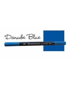 Tsukineko Memento Dual Marker Danube Blue (PM-600) Tsukineko Memento Dual Marker Danube Blue (PM-600)