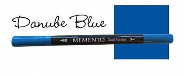 Tsukineko Memento Dual Marker Danube Blue (PM-600) Tsukineko Memento Dual Marker Danube Blue (PM-600)