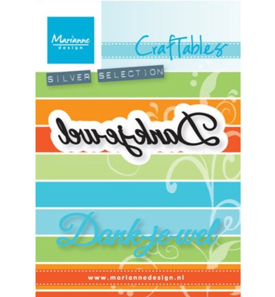 Marianne Design Cartable Dank Je Wel (CR1365) Marianne Design Cartable Dank Je Wel (CR1365)