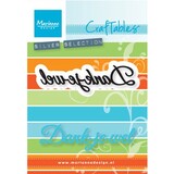 Marianne Design Cartable Dank Je Wel (CR1365)