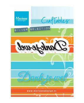 Marianne Design Cartable Dank Je Wel (CR1365) Marianne Design Cartable Dank Je Wel (CR1365)