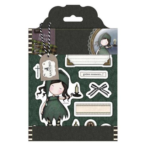 Gorjuss Santoro Tweed Urban Rubber Stamps My Own Nightlight (GOR 907119)