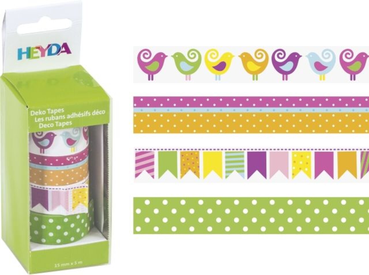 Heyda Deco Tape Papier Vogels (203584382) Heyda Deco Tape Papier Vogels (203584382)
