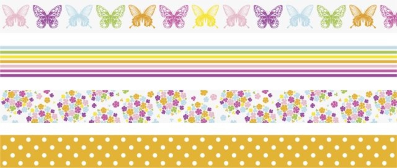 Heyda Deco Tape Papier Vlinders (203584383) Heyda Deco Tape Papier Vlinders (203584383)