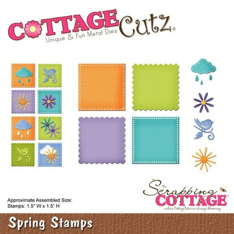 Scrapping Cottage CottageCutz Spring Stamps (CC-146)