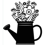 Darice Embossing Essentials Flowers In Water Can (1219-404)