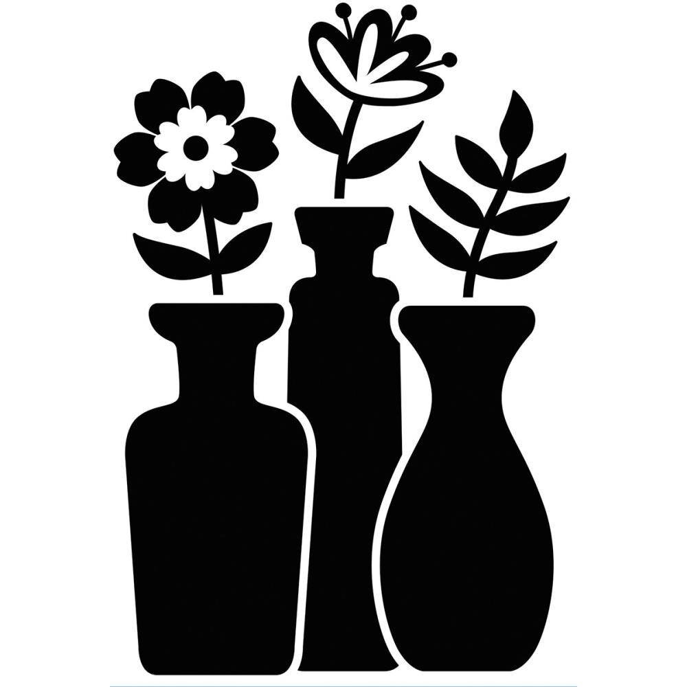 Darice Embossing Essentials Bud Vase Trio (1219-415) Darice Embossing Essentials Bud Vase Trio (1219-415)