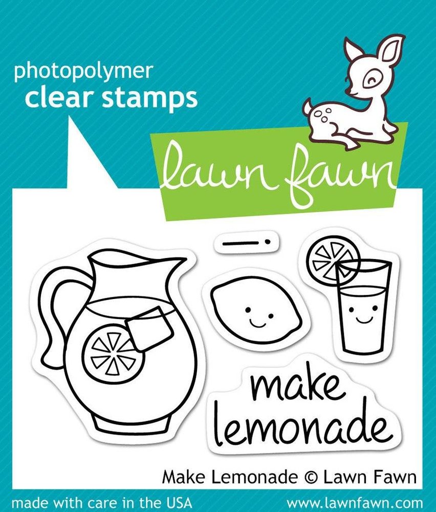 Lawn Fawn Make Lemonade Clear Stamps (LF395)