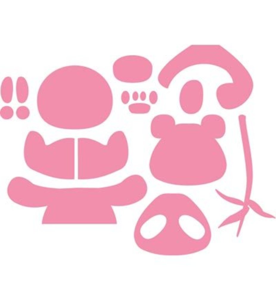 Marianne Design Collectable Eline's Panda & Bear (COL1409) Marianne Design Collectable Eline's Panda & Bear (COL1409)