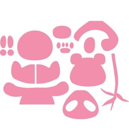 Marianne Design Collectable Eline's Panda & Bear (COL1409) Marianne Design Collectable Eline's Panda & Bear (COL1409)