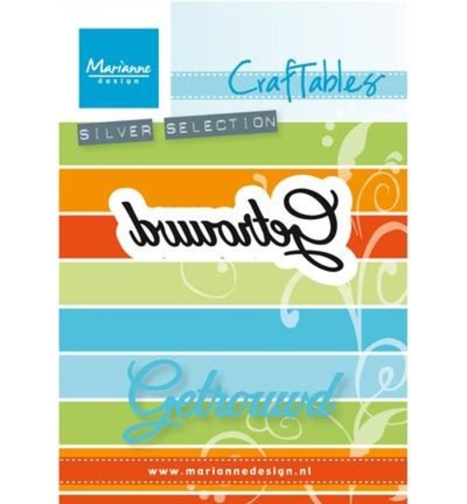 Marianne Design Craftable Getrouwd (CR1372)