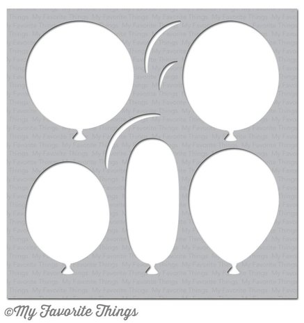 My Favorite Things Big Balloons Stencil (ST-97) My Favorite Things Big Balloons Stencil (ST-97)