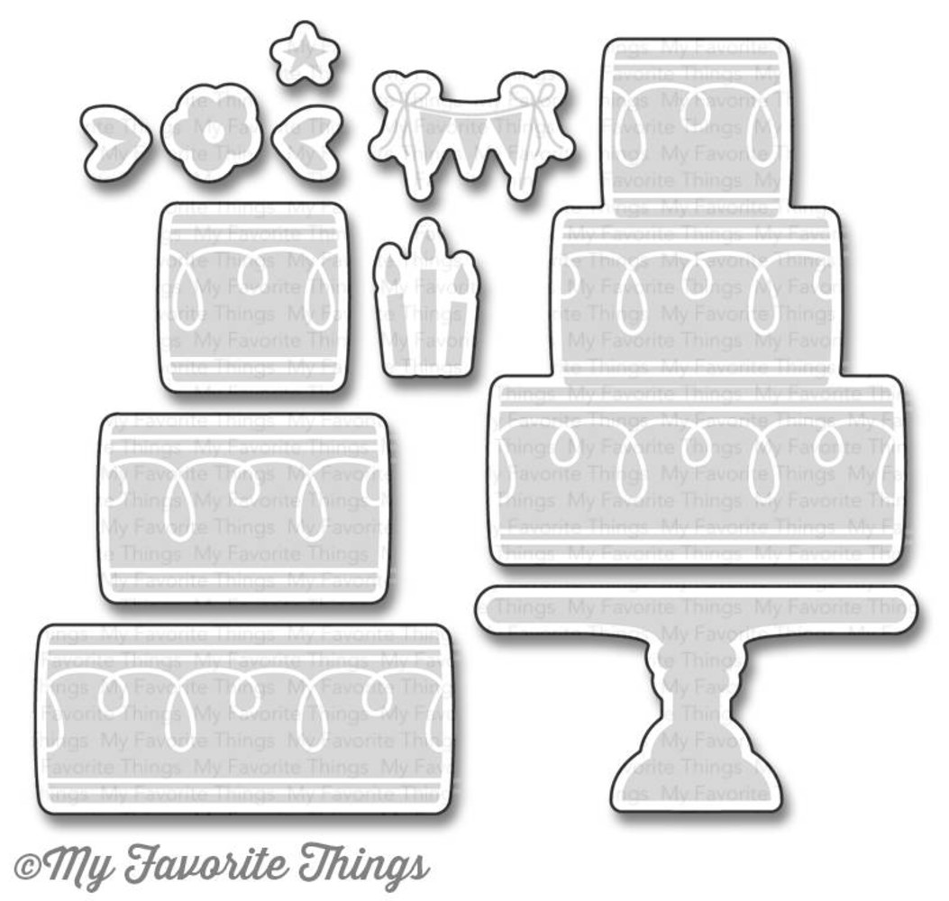 My Favorite Things Die-Namics Celebrate With Cake (MFT-944) My Favorite Things Die-Namics Celebrate With Cake (MFT-944)