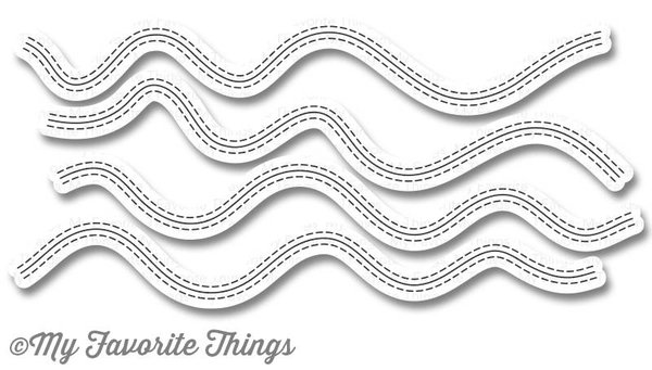 My Favorite Things Die-Namics Stitched Whimsical Waves (MFT-964) My Favorite Things Die-Namics Stitched Whimsical Waves (MFT-964)