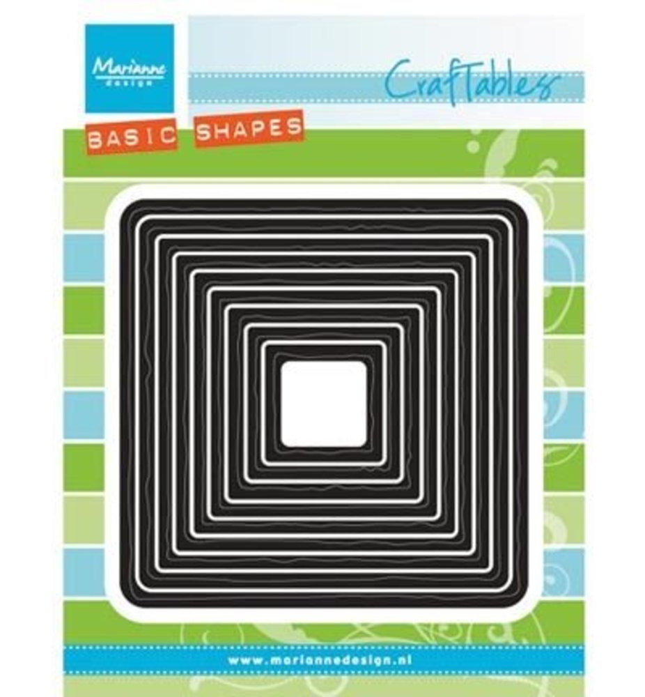 Marianne Design Craftable Basic Distressed Square (CR1375)