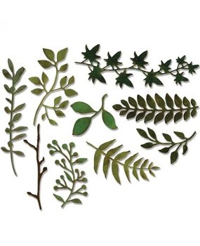 Sizzix Thinlits Alterations Garden Greens (661206)