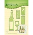 Lea'bilities Wine Bottle & Glass (45.2304) Lea'bilities Wine Bottle & Glass (45.2304)