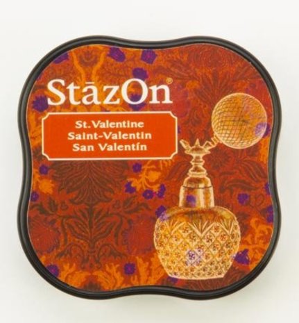 Tsukineko StazOn Valentine Midi Solvent Ink Pad (SZ-MID-24) Tsukineko StazOn Valentine Midi Solvent Ink Pad (SZ-MID-24)