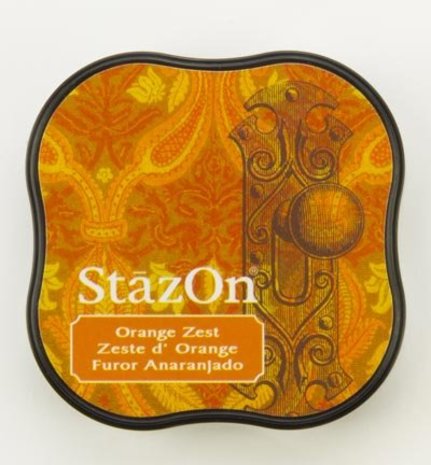 Tsukineko StazOn Orange Zest Midi Solvent Ink Pad (SZ-MID-71)