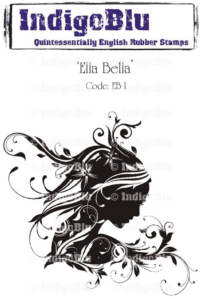 IndigoBlu Ella Bella Mounted A6 Rubber Stamp (EB I) IndigoBlu Ella Bella Mounted A6 Rubber Stamp (EB I)