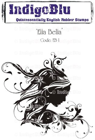 IndigoBlu Ella Bella Mounted A6 Rubber Stamp (EB I) IndigoBlu Ella Bella Mounted A6 Rubber Stamp (EB I)