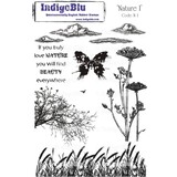 IndigoBlu Nature I Mounted A5 Rubber Stamp (Na I Mtd)