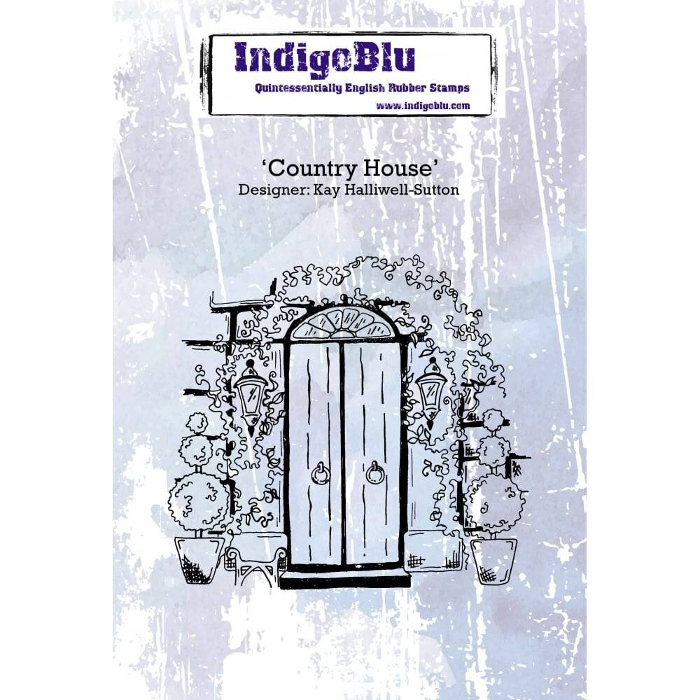 IndigoBlu Country House A6 Rubber Stamp (IND0269) IndigoBlu Country House A6 Rubber Stamp (IND0269)