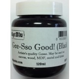 IndigoBlu Gee-Sso Good! Black Artist Quality Gesso 120ml (GSGB120)