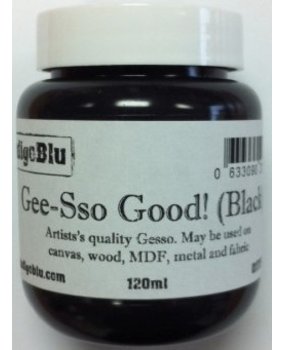IndigoBlu Gee-Sso Good! Black Artist Quality Gesso 120ml (GSGB120) IndigoBlu Gee-Sso Good! Black Artist Quality Gesso 120ml (GSGB120)