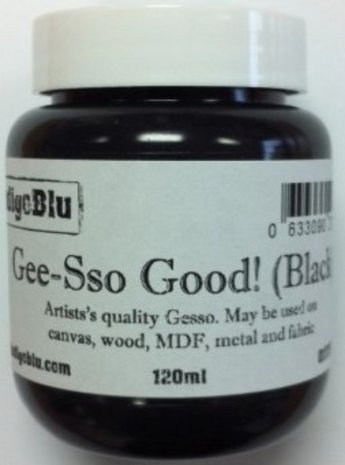 IndigoBlu Gee-Sso Good! Black Artist Quality Gesso 120ml (GSGB120) IndigoBlu Gee-Sso Good! Black Artist Quality Gesso 120ml (GSGB120)