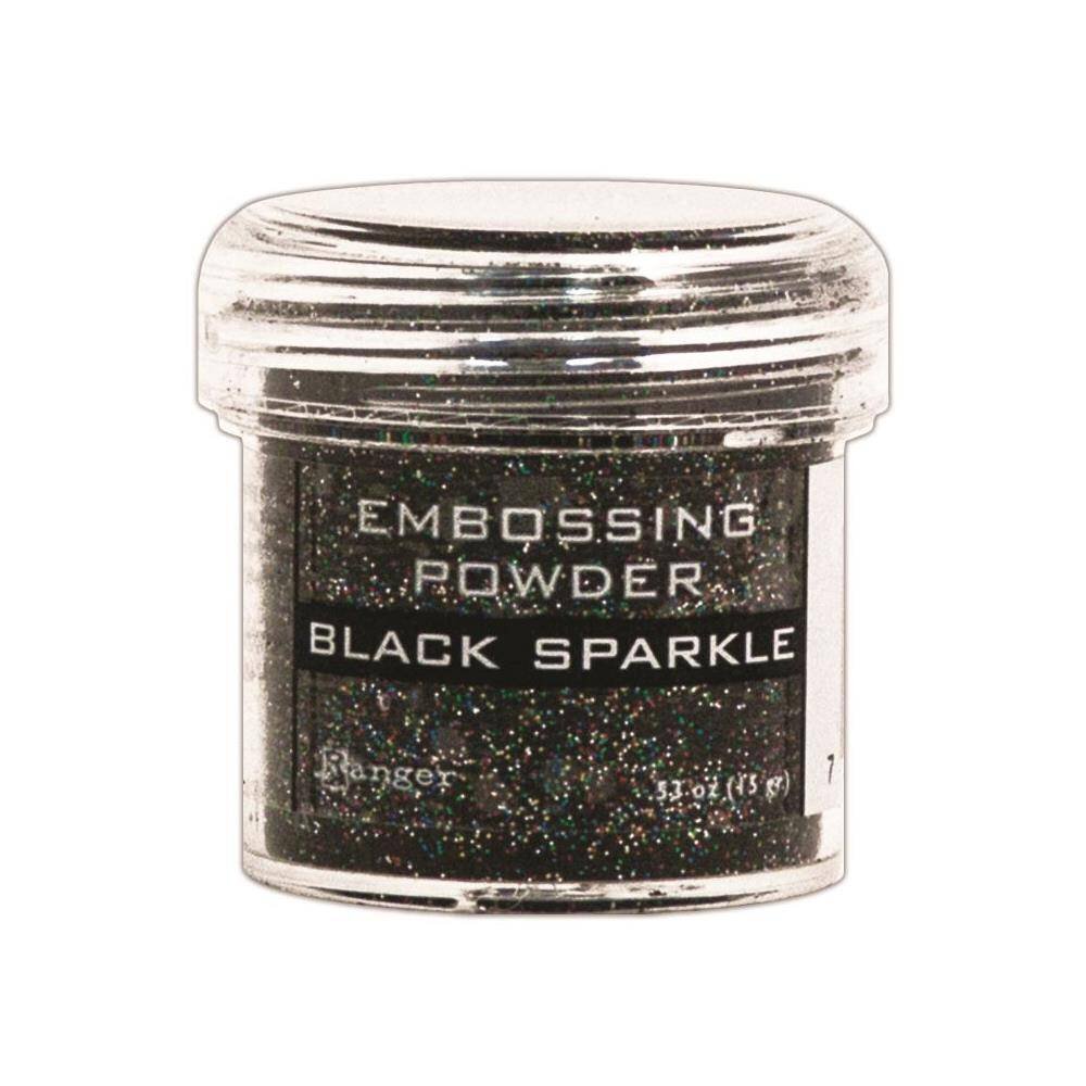 Ranger Embossing Powder Black Sparkle (EPJ37460) Ranger Embossing Powder Black Sparkle (EPJ37460)