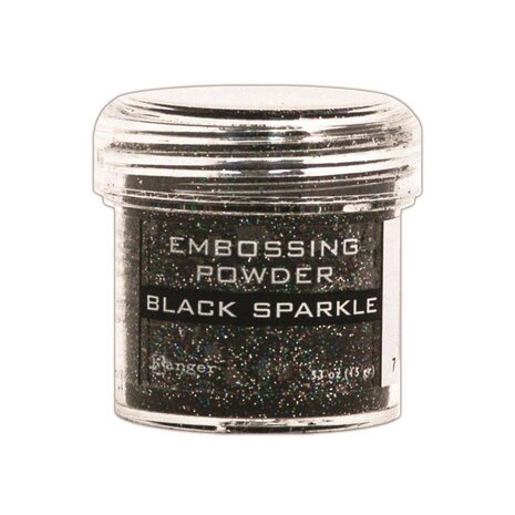 Ranger Embossing Powder Black Sparkle (EPJ37460) Ranger Embossing Powder Black Sparkle (EPJ37460)