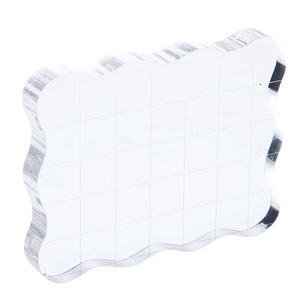 Paperpads.nl SELECT Acryl Stempel Blok Met Raster 9x7 cm Paperpads.nl SELECT Acryl Stempel Blok Met Raster 9x7 cm